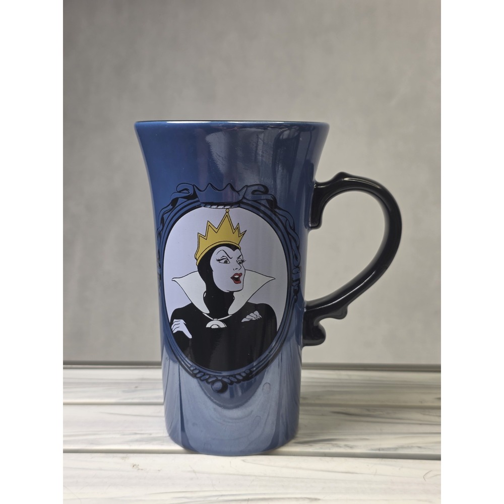 Disney Snow White Evil Queen Tall Coffee Tea Mug Unfairest of Them All Collectab